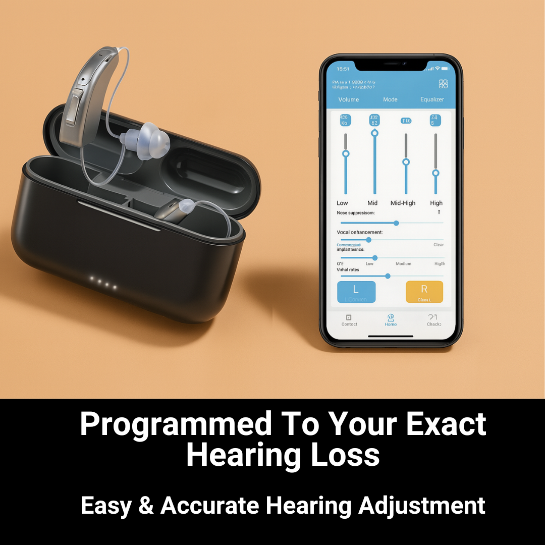 BTE Bluetooth Hearing Aids (App Controlled)