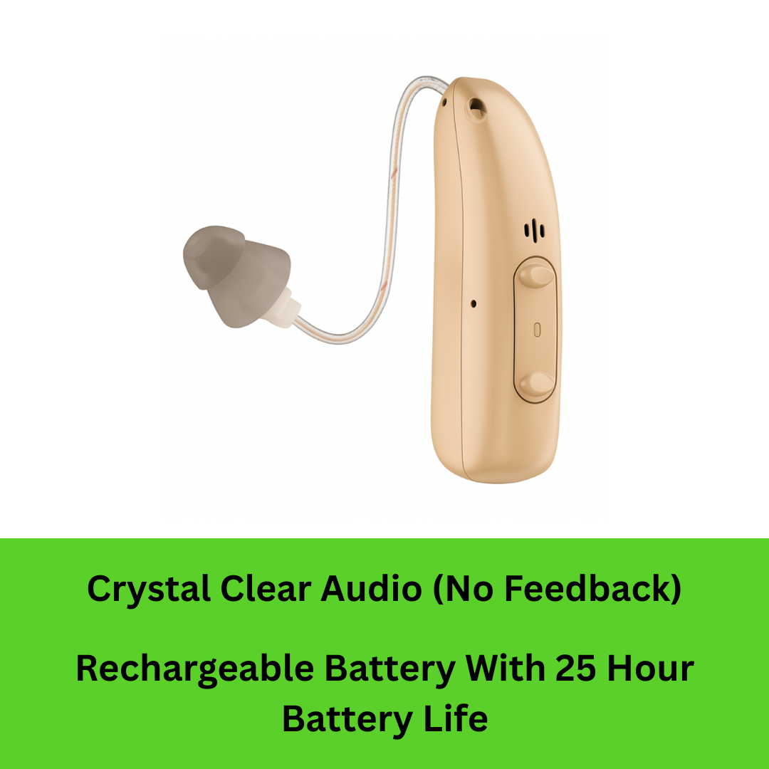 Bluetooth BTE Hearing Aids - App Controlled