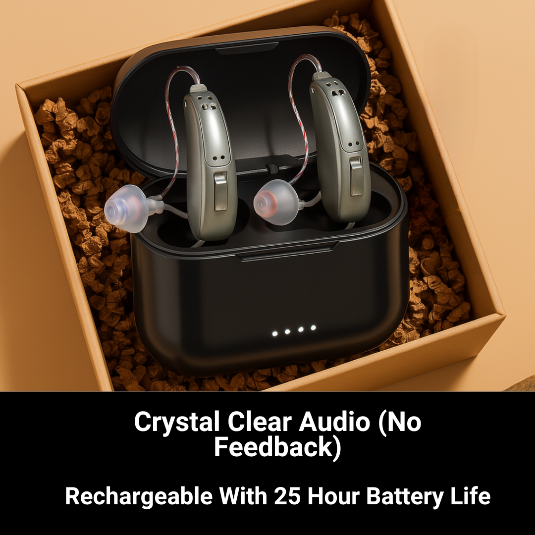 BTE Bluetooth Hearing Aids (App Controlled)