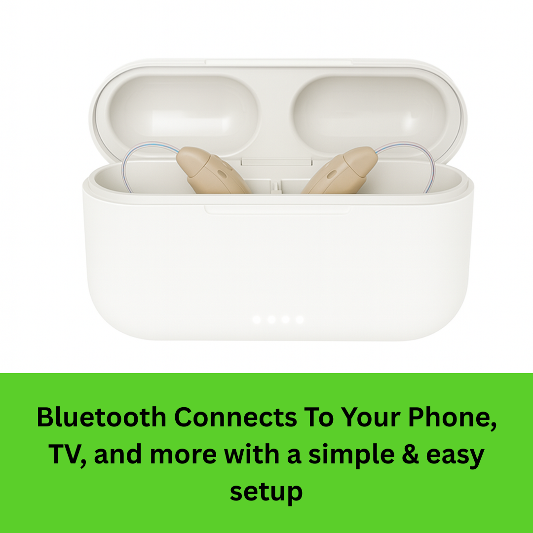 Bluetooth BTE Hearing Aids - App Controlled
